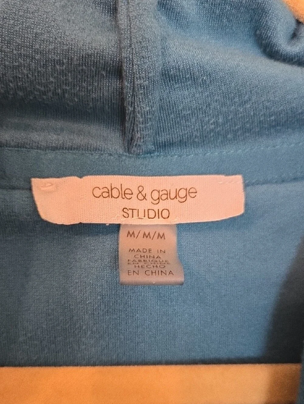 Cable & Gauge Teal Velour Hoodie Jacket and  Pants Set